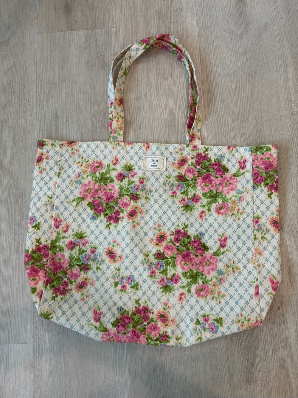 Sezane x Andion cotton tote NWOT